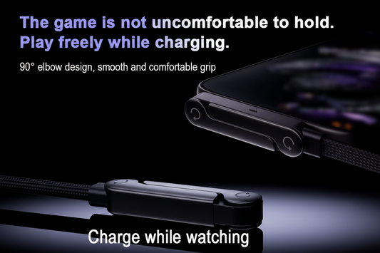 240W Fast Charging Foldable Phone Holder Cable