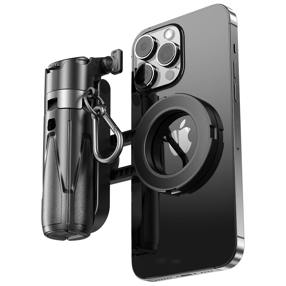 Capture Every Moment with the Versatile 4-In-1 Selfie Stick Featuring Wireless Remote Control and Magnetic Holder